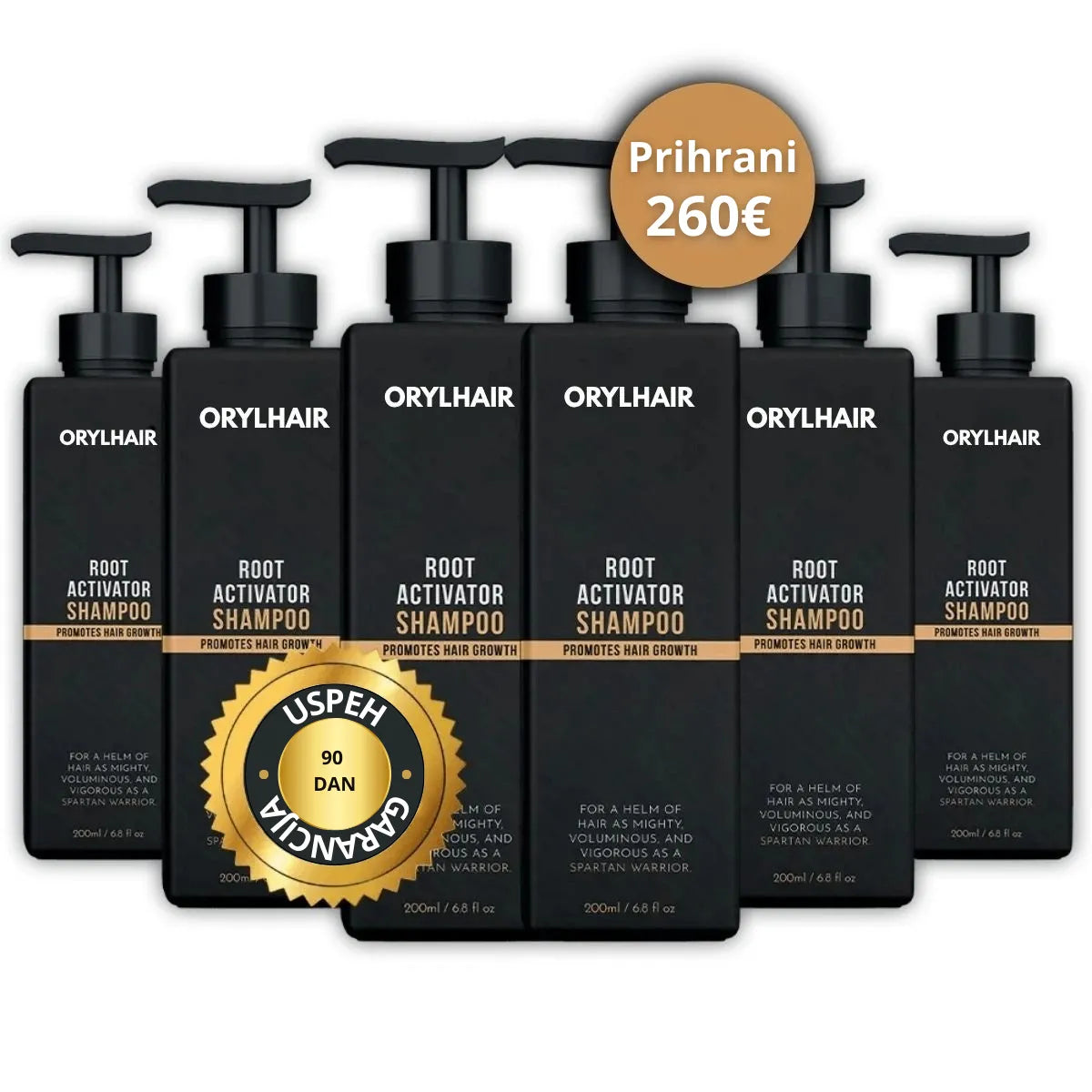 Orylo™ RootBoost šampon za regeneracijo las